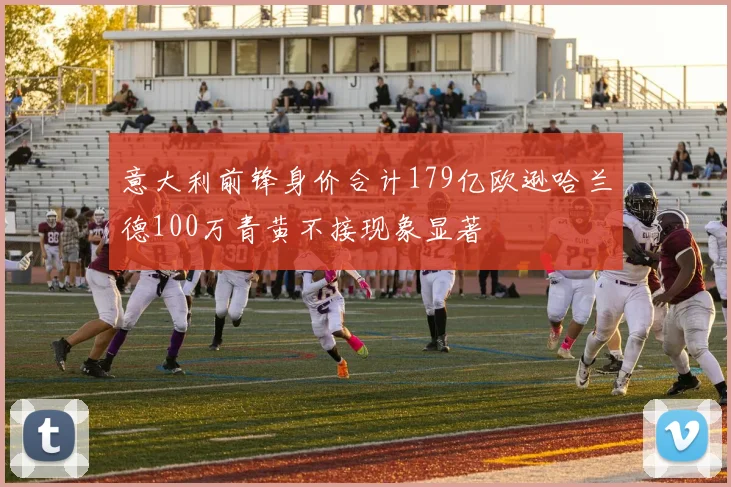 意大利前锋身价合计179亿欧逊哈兰德100万青黄不接现象显著